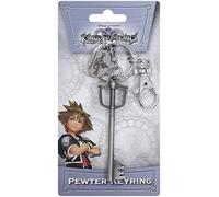 Kingdom Hearts Sora's Sword Unisex Keyring Pendant Silver-Coloured, Iron, zinc Alloy,