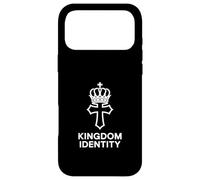 Kingdom Identity Christian Crown Cross Authority Message Case for iPhone 17 Pro Max