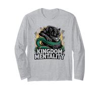 Kingdom Mentality Panther Hip-Hop Design Urban Hustle Art Long Sleeve T-Shirt