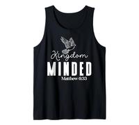 Kingdom Minded Matthew 6:33 Spiritual Quote Uplifting Tank Top