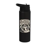 Kingdom Mindset Christian Leadership Stainless Steel Insulated Water Bottle