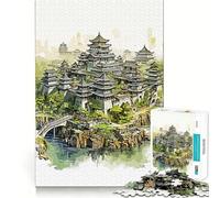 Kingdom Of Asian 1000 Piece Jigsaw Puzzles for Teenagers Jigsaw Brain Gain Sharp Edge Family Game Game Night (38x52cm)