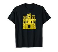 Kingdom of Castile Spain Castle Flag Castilian Symbol Value Graphic T-Shirt