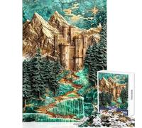 Kingdom of Dreams Kintsugi Jigsaw Puzzles for Adults1000 Piece Strengthen Mental Endurance And Stamina Calm Stress Free Playtime (50X75cm)