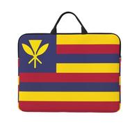 Kingdom of Hawaii flag Print 14in Laptop Case Sleeve Bag, Portable Handle for Business Trip, Commuting, Fits Notebook & Tablet