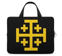 Kingdom of Jerusalem Flag Laptop Sleeve Bag with Handle 13inch