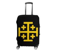 Kingdom of Jerusalem Flag Suitcase Cover Travel Luggage Covers Protector Accessories for Women Men