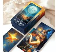 Kingdom of Light Tarot Cards Deck, 78 Cards with Guidebook, Spanish and Russian PDF Included