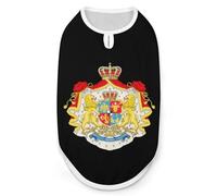 Kingdom of Romania Coat of Arms Funny Dog Vest Cute Sleeveless Pet Shirt Pullover Cats T-Shirts Tank Tops L
