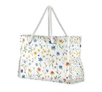 Kingdom of Shattered Flowers Sandproof Womens Large Tote with Side Pocketes Laptop Tote Bag with Zippered Pockets