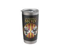 Kingdom of Sicily Heraldry Stainless Steel Insulated Tumbler