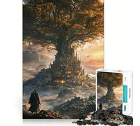 Kingdom of The Great Tree Jigsaw 1000 Pieces for Adults Calm Daily True Detail Joyful Challenge Perfect Art (38x52cm)
