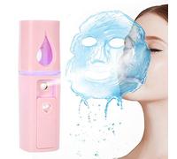 KingdomCares with Built-in Power Bank - Portable Cool Mist Facial Sprayer for Eyelash Extensions, Hydration & Skincare, USB-Rechargeable White Devic