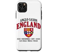 Kingdoms of Anglo-Saxon England Shield Black Lettering Case for iPhone 11 Pro Max