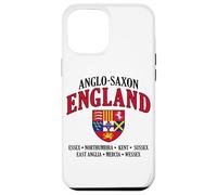 Kingdoms of Anglo-Saxon England Shield Black Lettering Case for iPhone 12 Pro Max