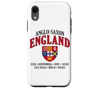 Kingdoms of Anglo-Saxon England Shield Black Lettering Case for iPhone XR