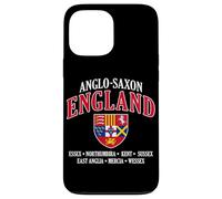 Kingdoms of Anglo-Saxon England Shield White Lettering Case for iPhone 13 Pro Max