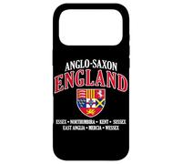 Kingdoms of Anglo-Saxon England Shield White Lettering Case for iPhone 17 Pro Max