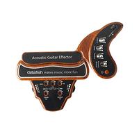 KINGDUO Gitafish K380N Acoustic Guitar Effector Reverb Delay Chorus Effects 3-Band EQ Volume Adjustment Built-in Rechargeable Battery