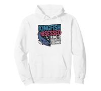 Kingfish Obsessed Saltwater Offshore Fishing Passion Year Pullover Hoodie