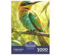 Kingfisher 1000 Pc Fade-Resistant Paper Bird Jigsaw for Home Decor Lovers Mindfulness Senior Pastime 38x26cm/1000pcs