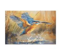 Kingfisher 1000 Piece Jigsaw Puzzle for Adults Pet Bird Jigsaw Essential Parent Activity Family Game Vibrant Fun Ideal 1000 PCS