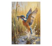 Kingfisher 1000 Piece Jigsaw Puzzle for All Ages Mascota Aves Jigsaw Thoughtful Housewarming Gift Family Game Night Vibrant Design Stress Reliever 1000 PCS