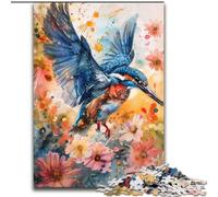 Kingfisher 1000 Piece Jigsaw Puzzles for Adults, Help The Brain Exercise Addictive Toys to Cultivate Patience Perfect Decoration (size 26x38cm)