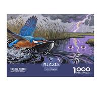 Kingfisher 1000 Piece Paper Jigsaw Puzzles Wildlife What Happens Next Educational Games for Adults And Kids 70x50cm/1000pcs