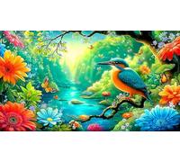 kingfisher 1000Pc Jigsaw Puzzles for Adults and Kids Age 12 Years + Impossible Hard Difficult Great Gift Idea 38x52cm/1000pcs