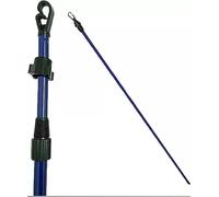 Kingfisher 2.4M Metal Heavy Duty Washing Line Prop Telescopic Home Garden Pole Clothing Laundry Support (1)