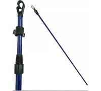 Kingfisher 2.4M Metal Heavy Duty Washing Line Prop Telescopic Home Garden Pole Clothing Laundry Support (1)