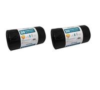 Kingfisher 50 Everyday Dustbin Liners Bin Bags Refuse 75 Litre Size Sacks (2x (50 Bags)