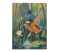 Kingfisher 500 Piece Jigsaw Puzzle for All Ages Reeds Jigsaw Evening Wind Down Activity Challenging Fun Home Decor Stress Relief 500 PCS