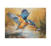 Kingfisher 500-piece Jigsaw Puzzle Set For Adults Teens 14+ Logic Skill Indoor Game Family Game Night Summer Durable Material 500 PCS