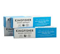 KINGFISHER ALOE VERA TEA TREE FENNEL TOOTHPASTE FLUORIDE FREE 100ml (Pack of 4)