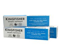 KINGFISHER ALOE VERA - TEA TREE - FENNEL TOOTHPASTE FLUORIDE FREE 3x100ml