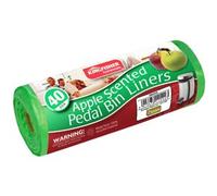 Kingfisher BB5SPB Scented Swing 25 Litre Bin Liners Orange, Vanilla, Apple, Lemon and Rose (5 x 40 Bags)