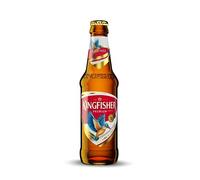 Kingfisher Beer - Premium Indian Lager - Crafted in the UK - 24 x 330ml Bottles - 4.5% ABV