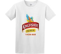 Kingfisher Beer Worn Image Clothing Men's Fashion T-Shirt White