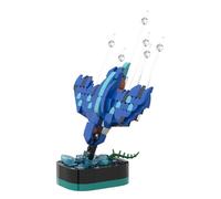 Kingfisher Bird Animal Building Sets, Mechanical Animal Building Kit for Adults to Build with Display Stand, Construction Home and Office Desk Décor, Valentine's Day Gifts for Adult - 255 Pieces