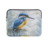 Kingfisher Bird Blue Laptop Sleeve Protective Puffy Carrying Laptop Cover Notebook Case 13-16 Inch Computer Case Large