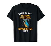 Kingfisher Bird Human Costume Birding Bird Watching Nature T-Shirt