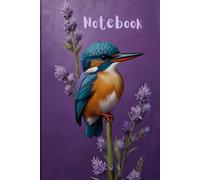 Kingfisher Bird Lover’s Notebook | Perfect for Notes, Sketches & Ideas| 120 Wide-Ruled Pages - Paperback