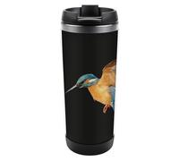 Kingfisher Bird Travel Mug Stainless Steel Coffee Cup Insulation Tumbler Thermal Mug for Tea Juice
