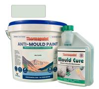 Kingfisher Building Products Thermapaint Anti-Mould Paint 5L - With Free Mould Cure - Wild Sage - For Bathrooms, Kitchens, Bedroom Walls & Ceilings
