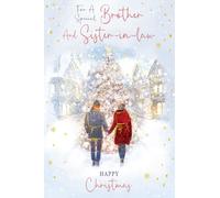 Kingfisher Cards Brother & Sister-in-Law Christmas Card 15x23cm