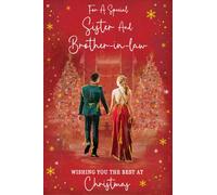 Kingfisher Cards Christmas Card Sister & Brother-in-Law 15x23cm