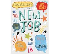 Kingfisher Cards - Congratulations On Your New Job - Large Card - Ideal For Many Messages - 21cm x 30cm