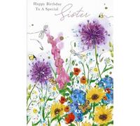 Kingfisher Cards Happy Birthday Sister Greeting Card